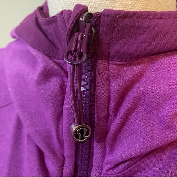 Lululemon In Flux Reversible Jacket in Regal Plum Sz 6 - Picture 11 of 14